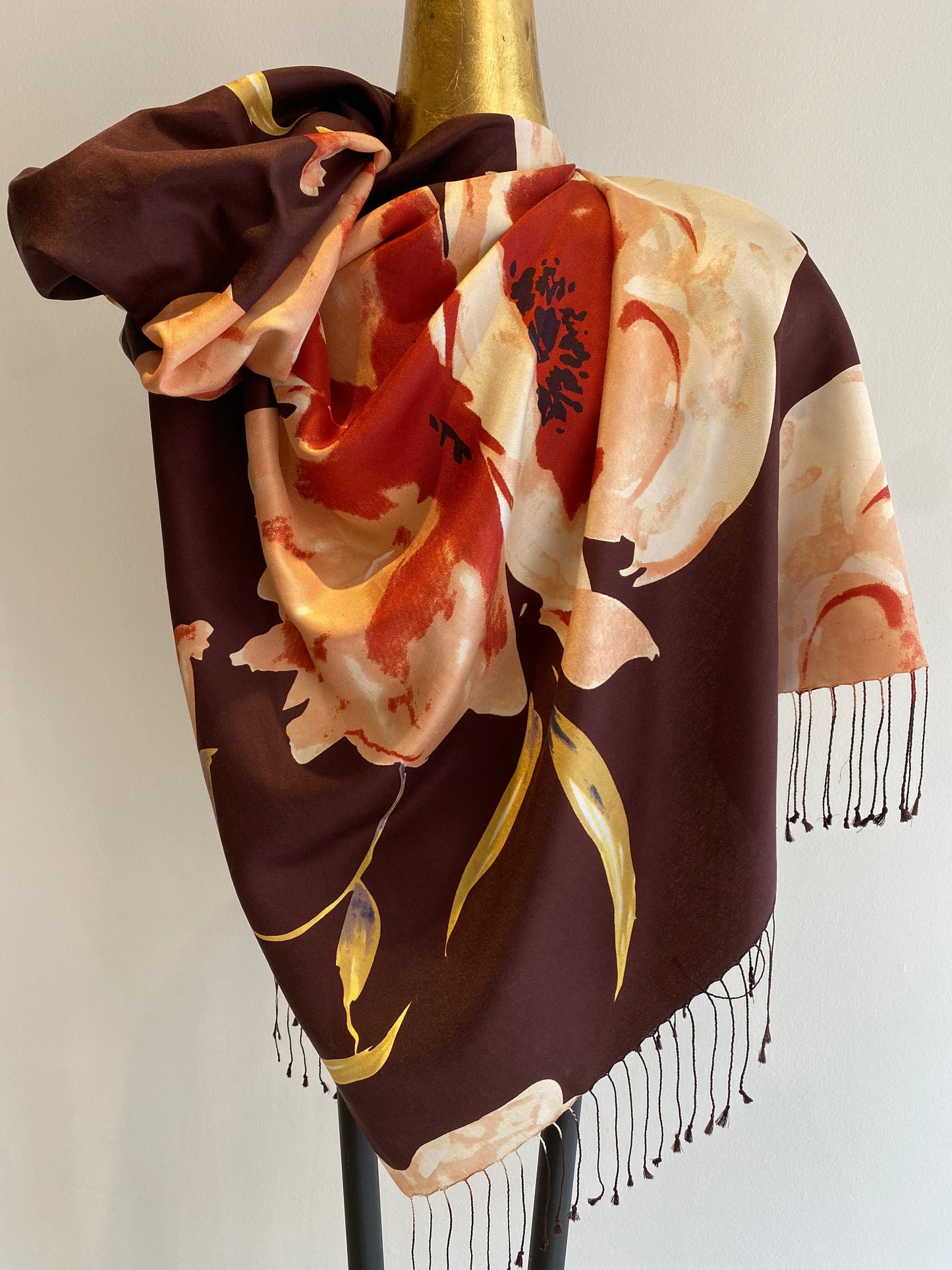 Silk Fringe Scarf