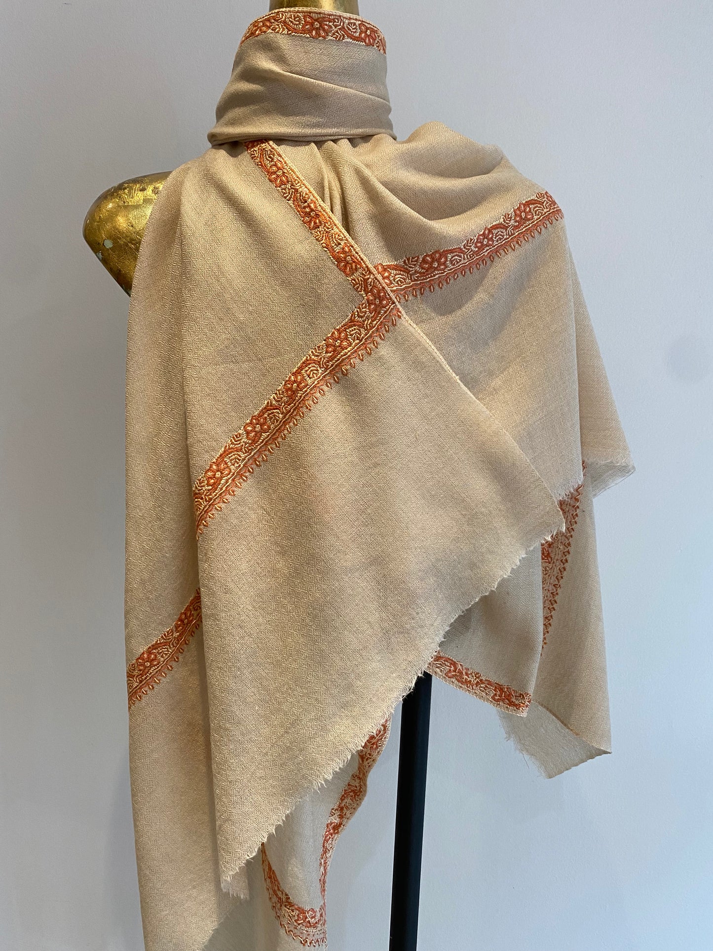 Kashmiri Border Shawl.