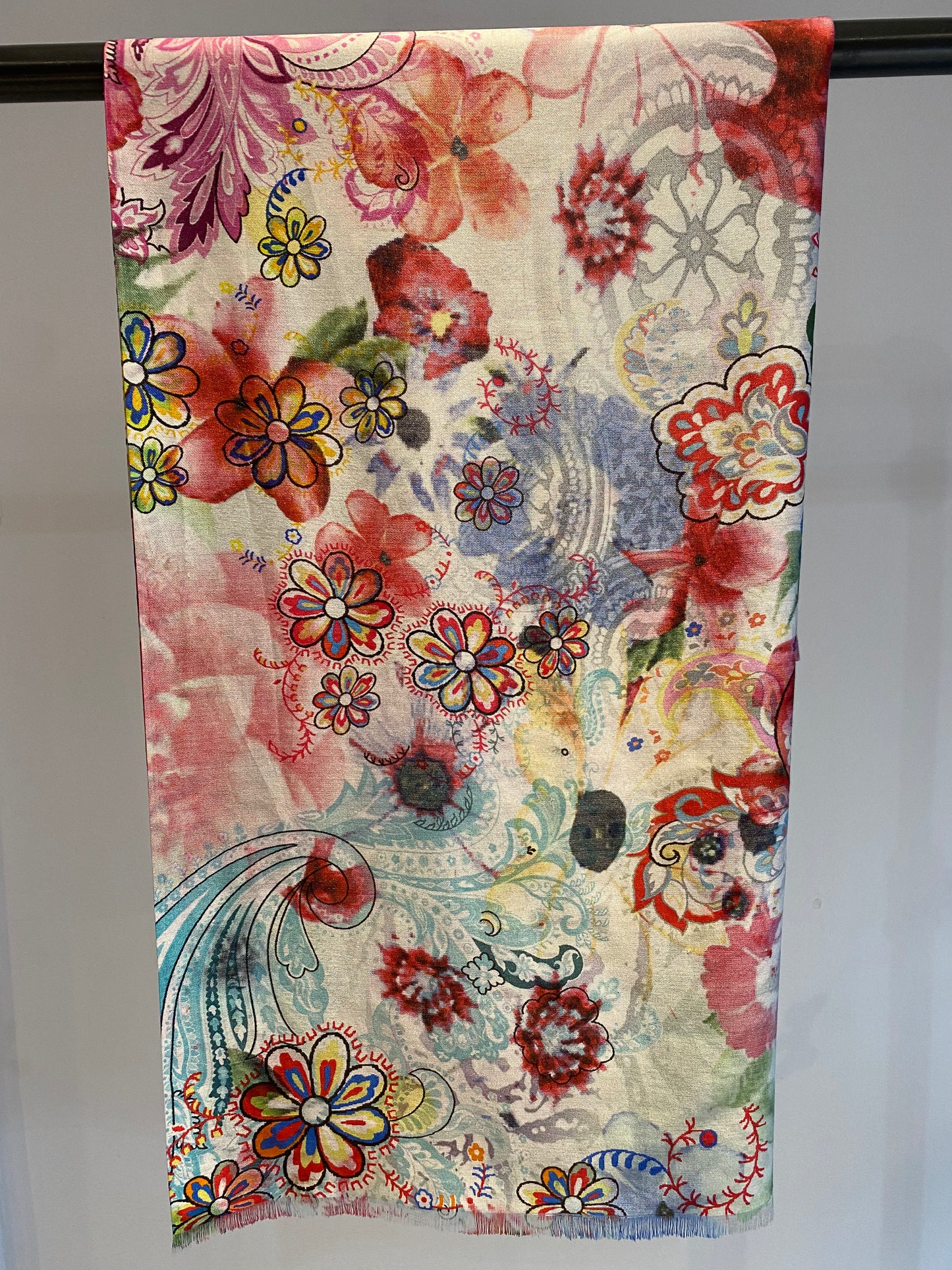 Light Printed Silk Scarves