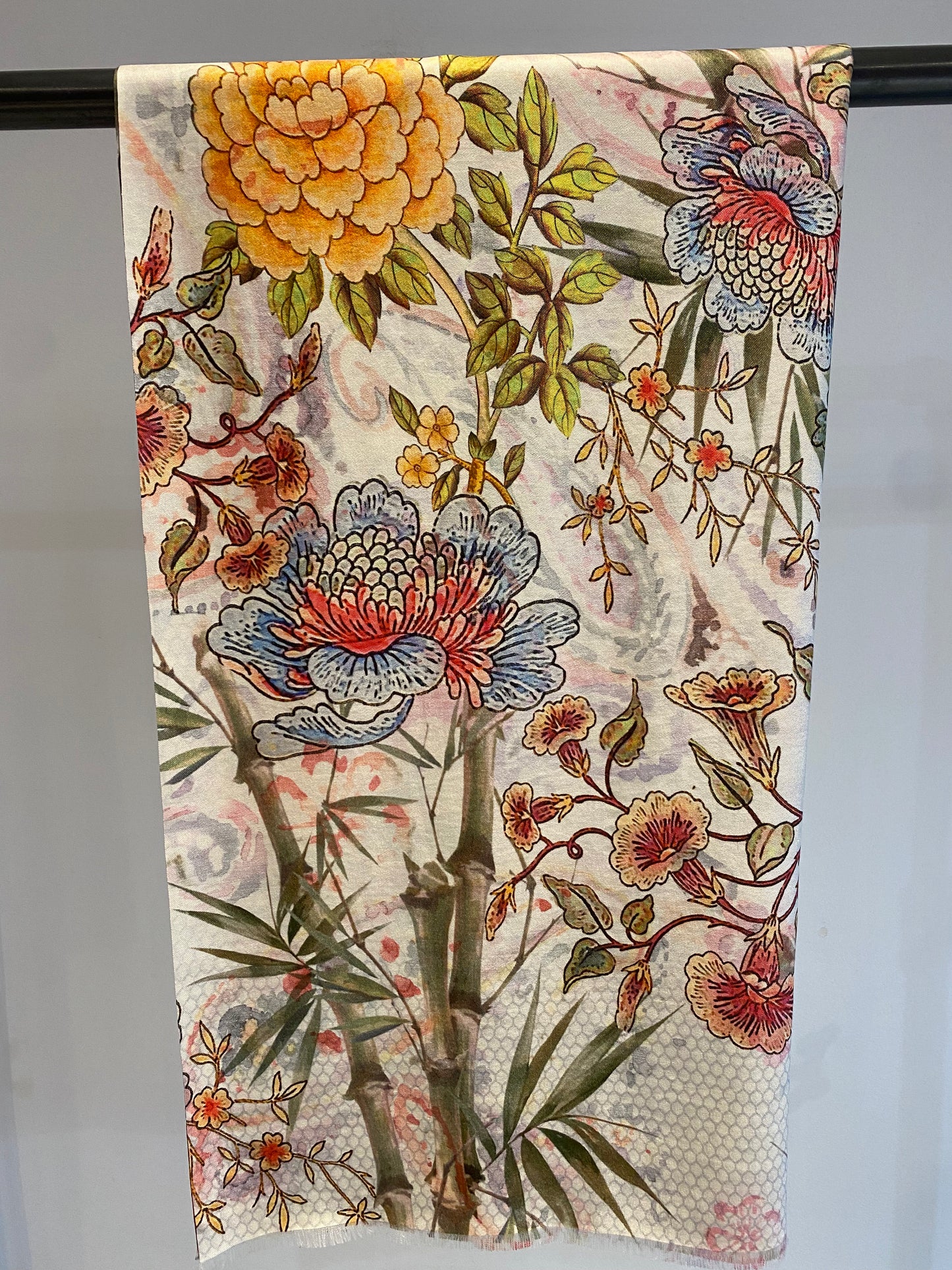 Light Printed Silk Scarves