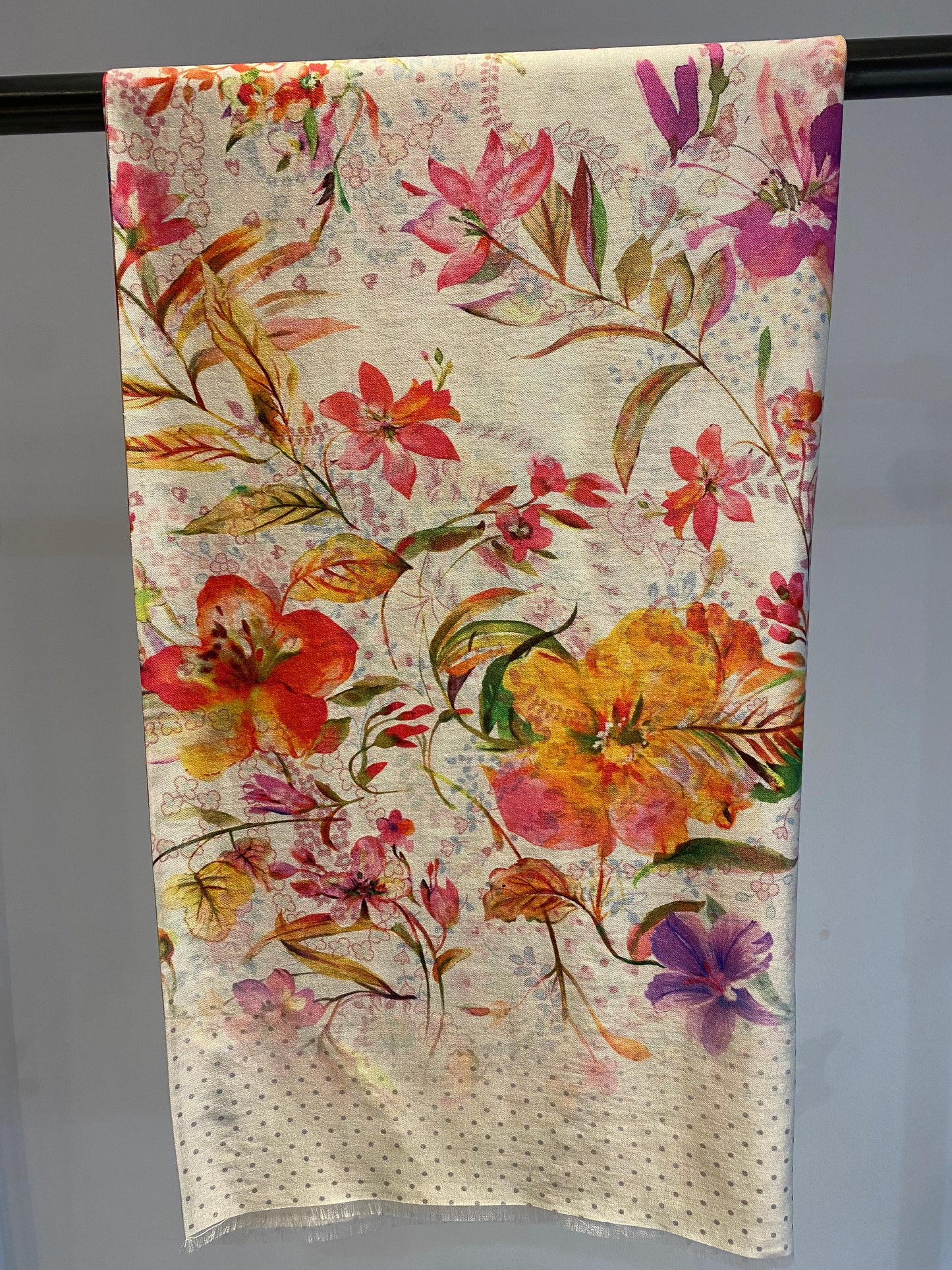 Light Printed Silk Scarves