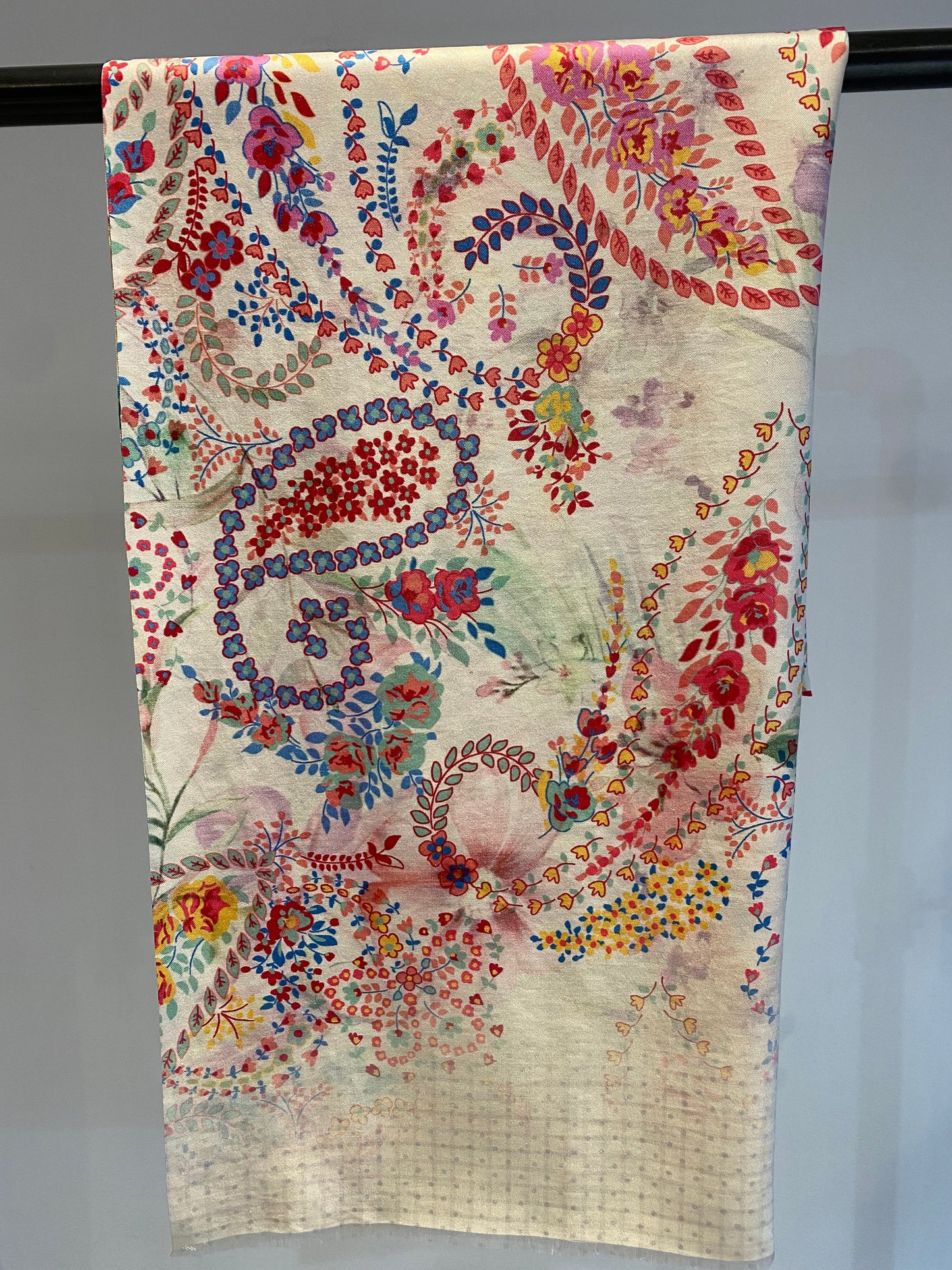 Light Printed Silk Scarves