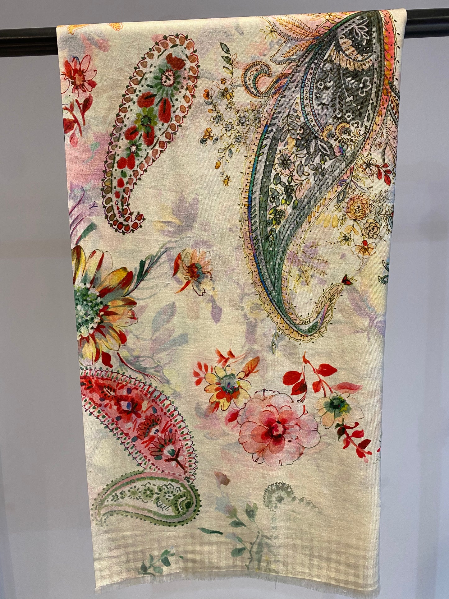 Light Printed Silk Scarves
