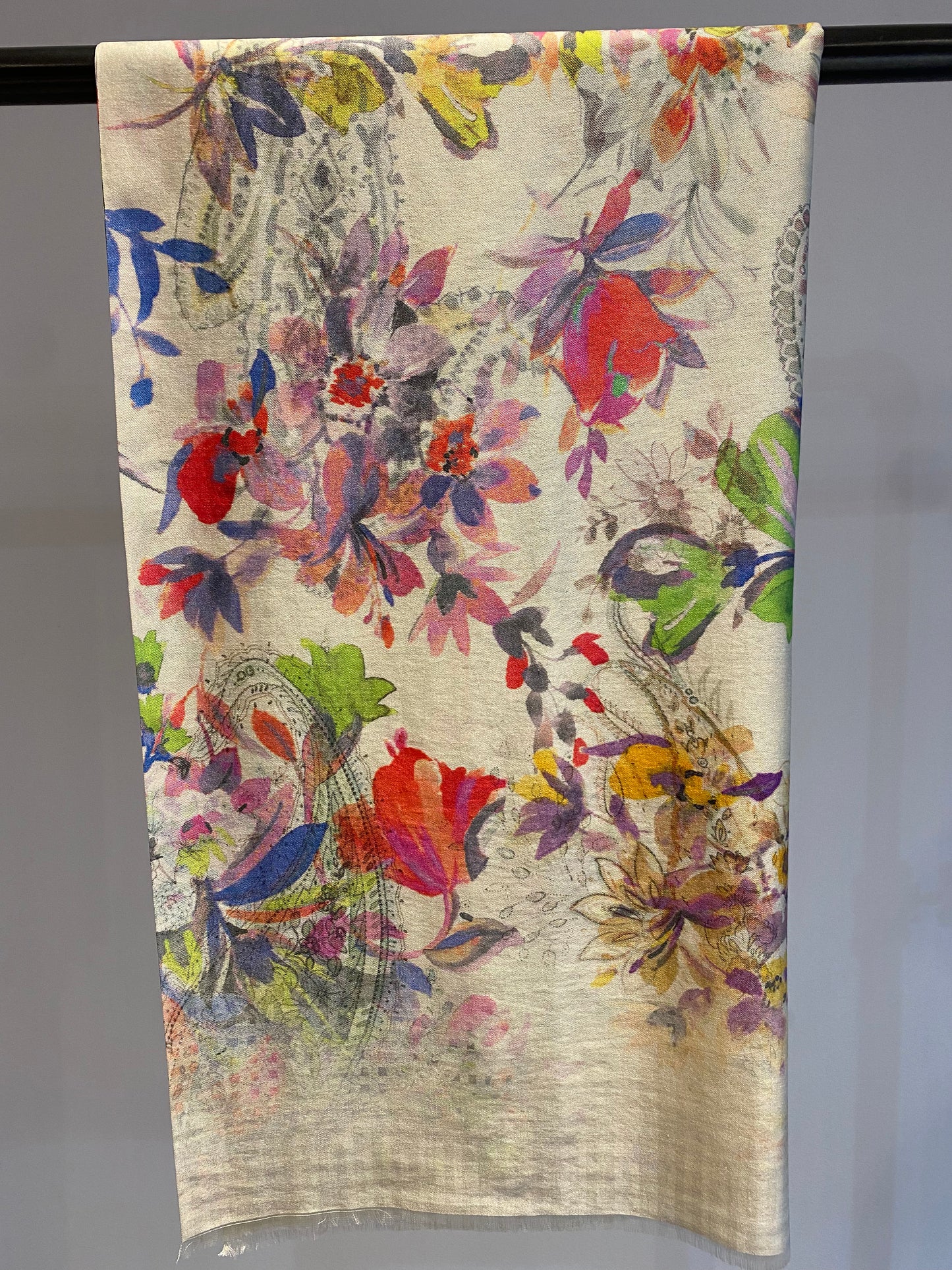 Light Printed Silk Scarves
