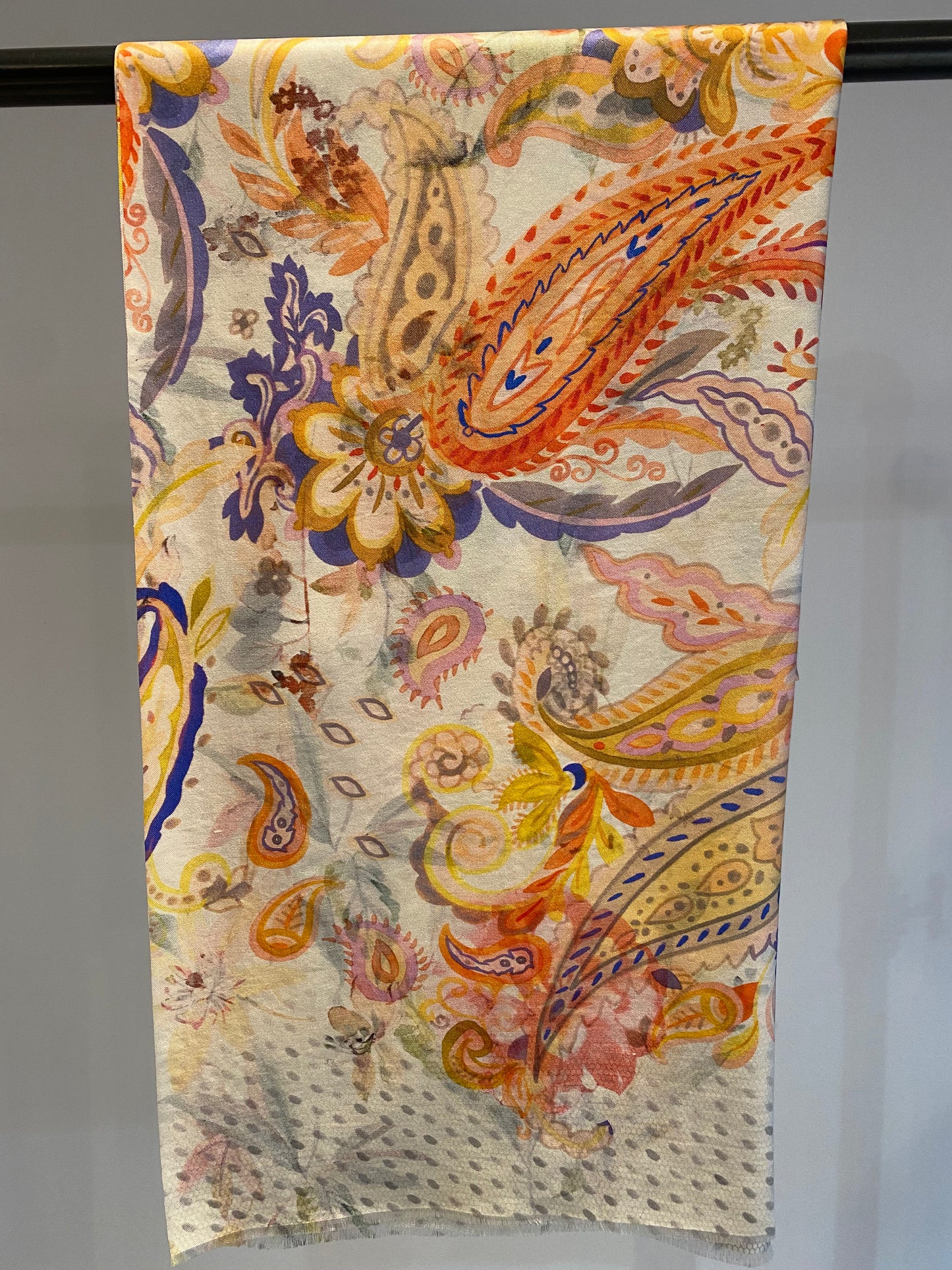 Light Printed Silk Scarves