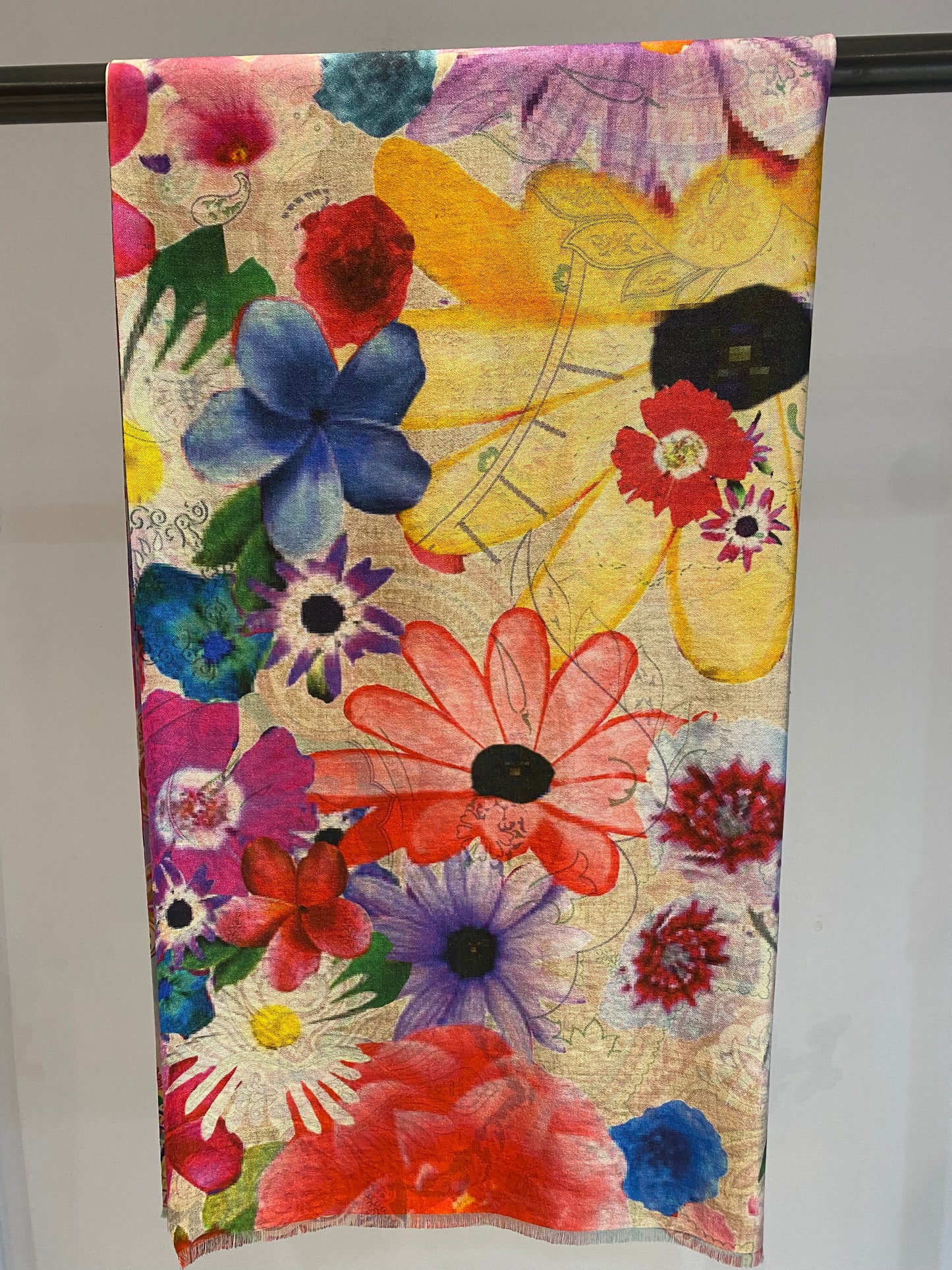 Light Printed Silk Scarves