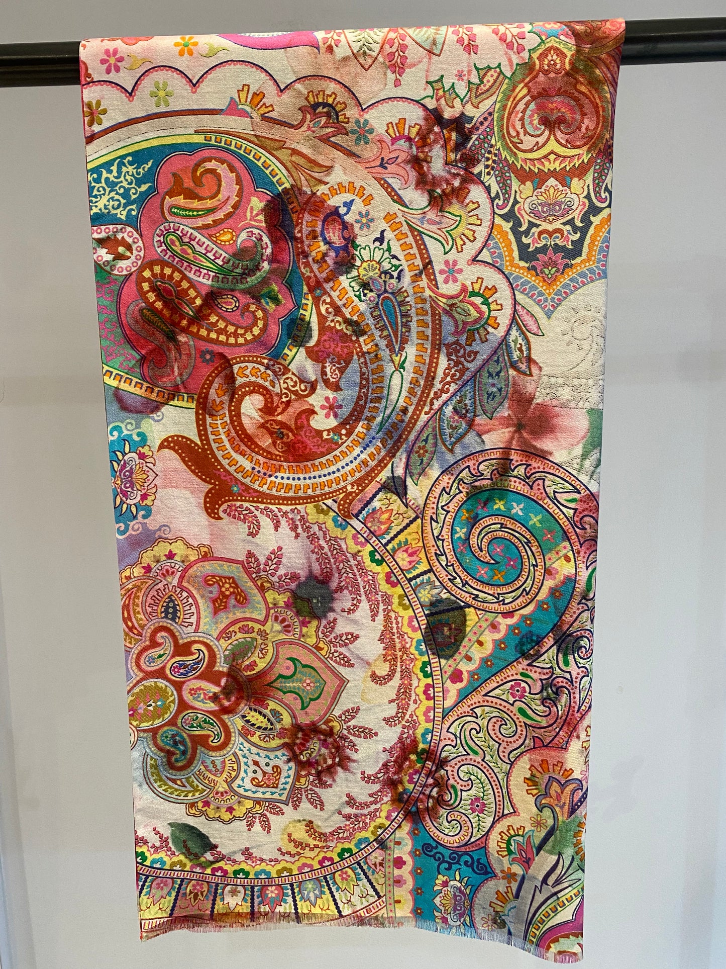 Light Printed Silk Scarves