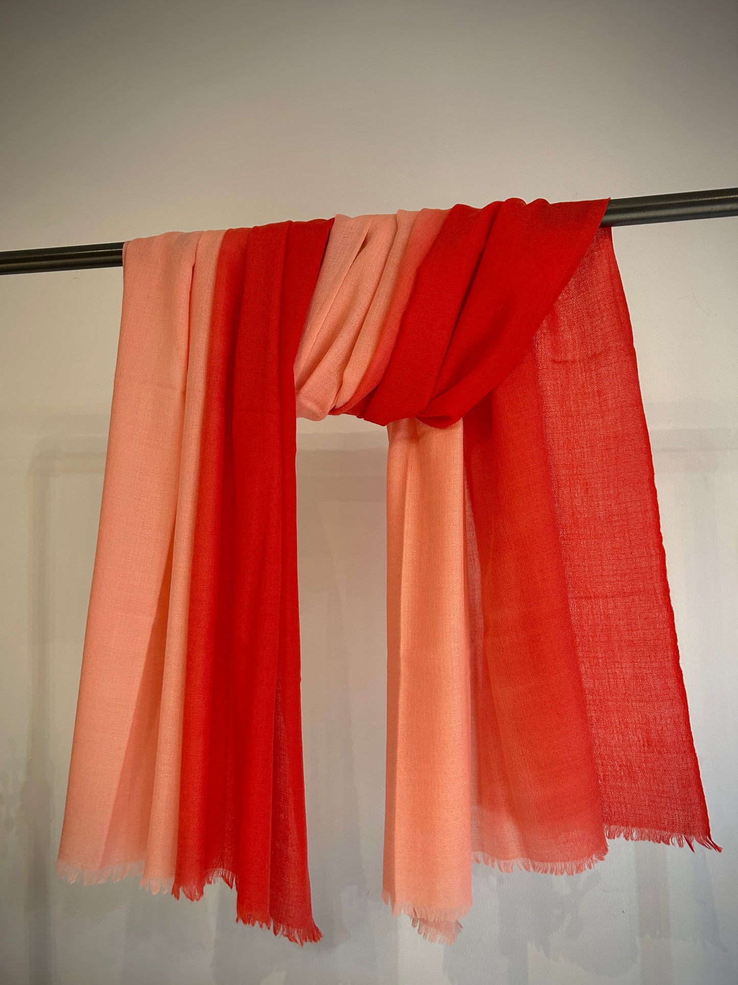 Luxury Featherweight Cashmere Two Tone Shawl