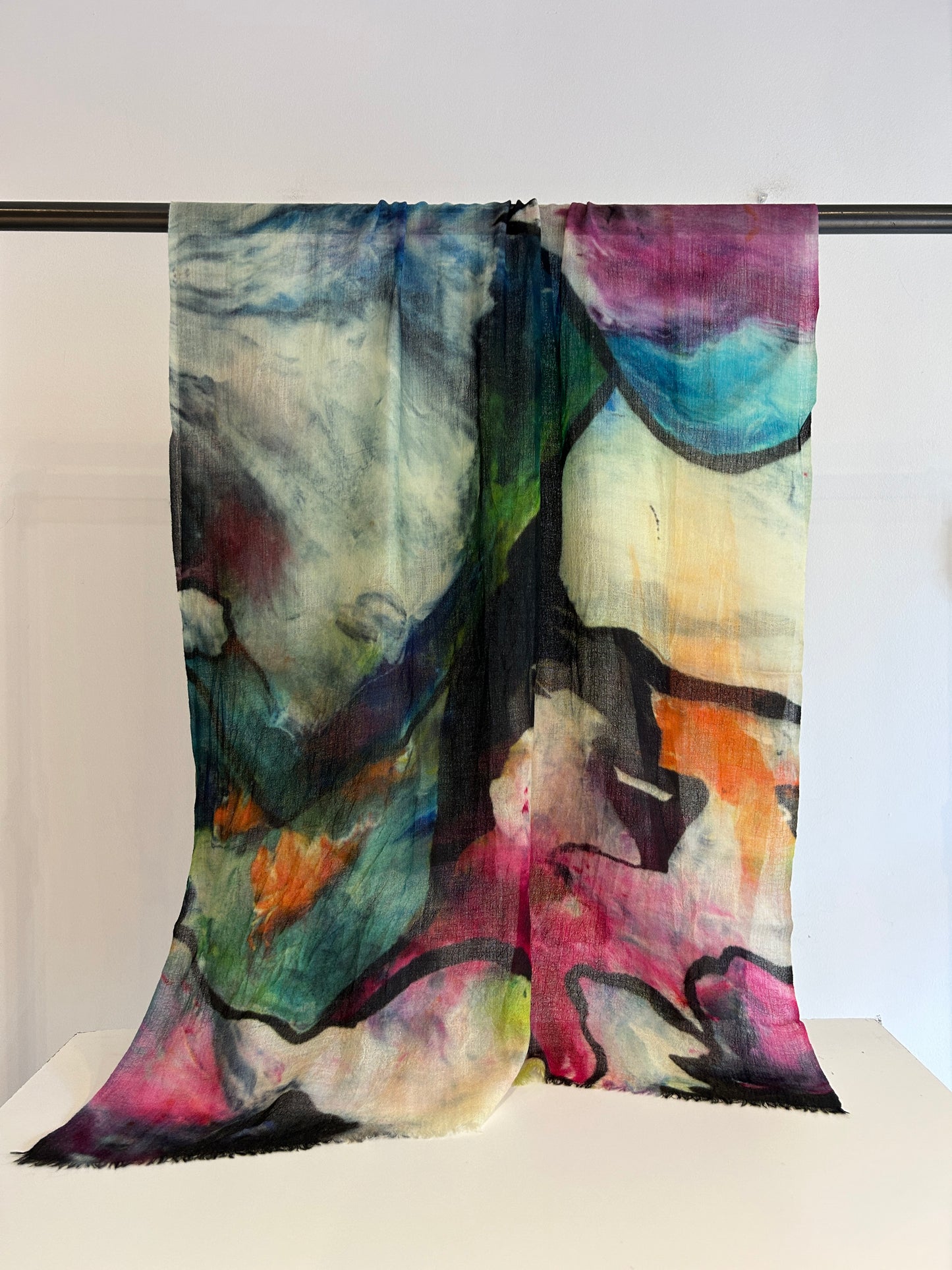 Hand woven light weight scarf