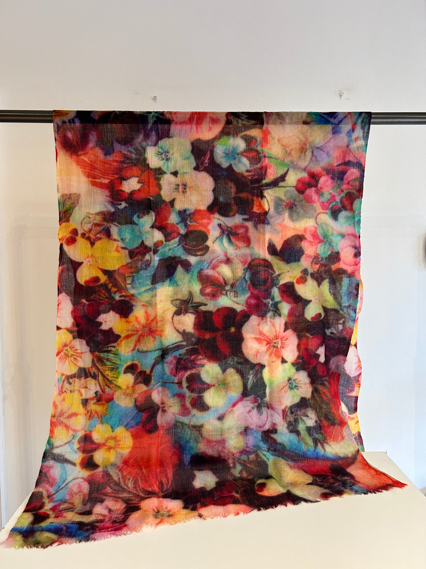 Colourful lightweight scarf