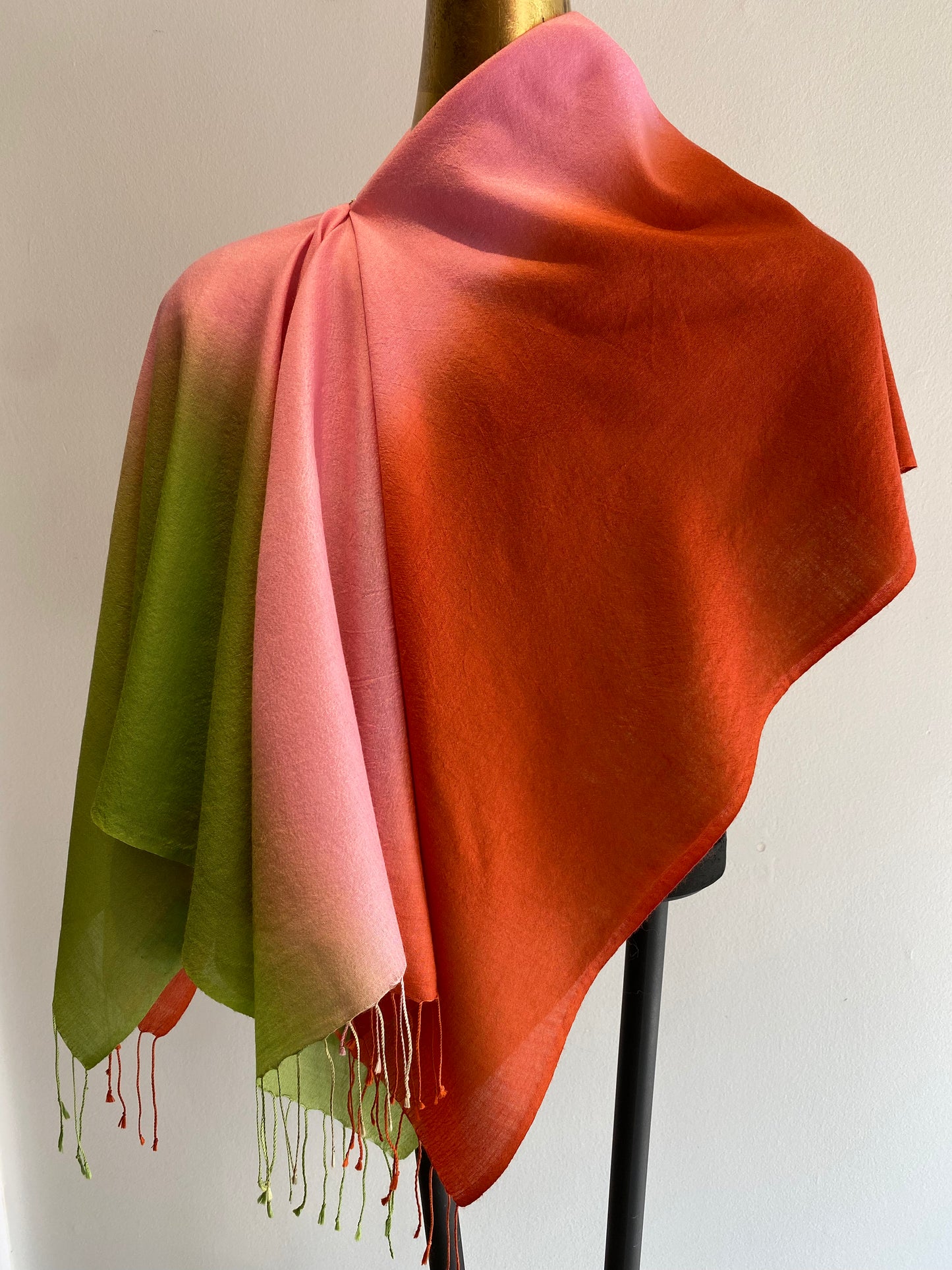 Wool Silk Blend Scarf