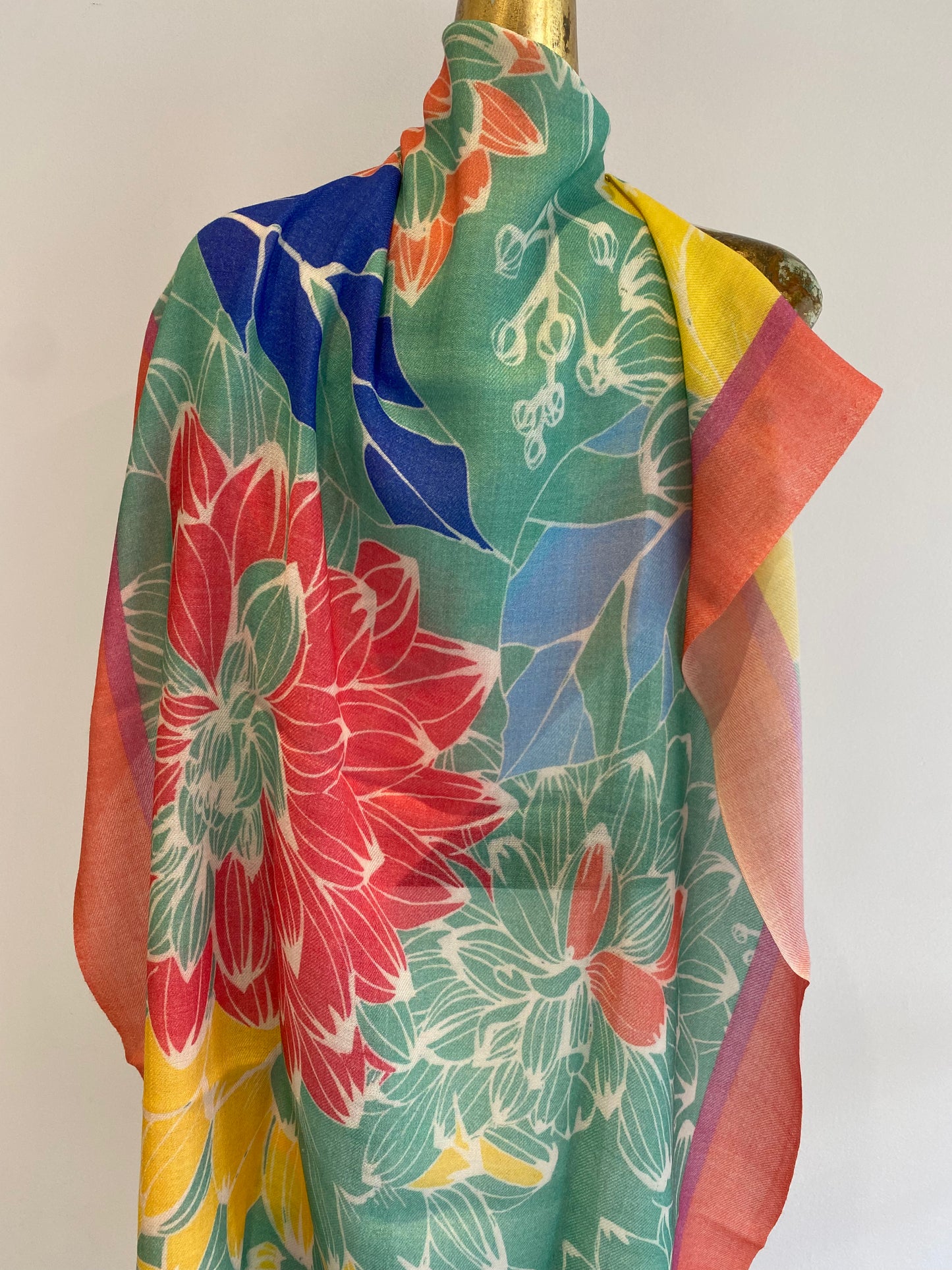 Cashmere  & Wool Shawl.