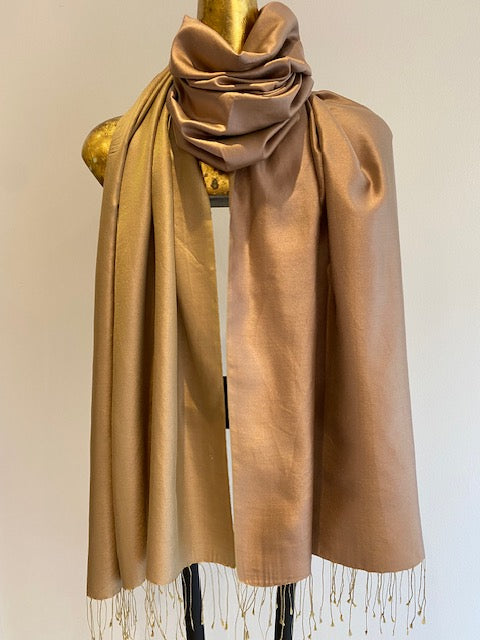 Silk Two Tone Scarf.
