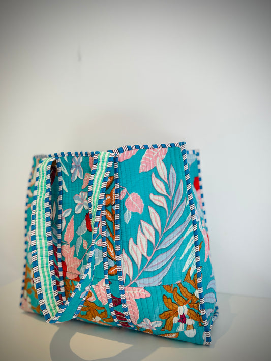 Block Print Tote - 75% Off