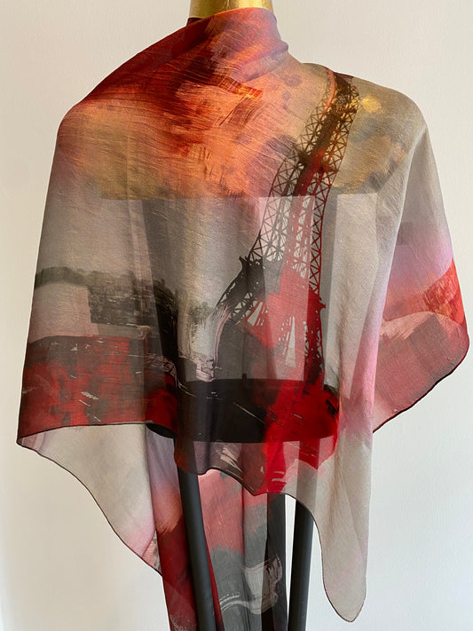 Light Silk Scarf.