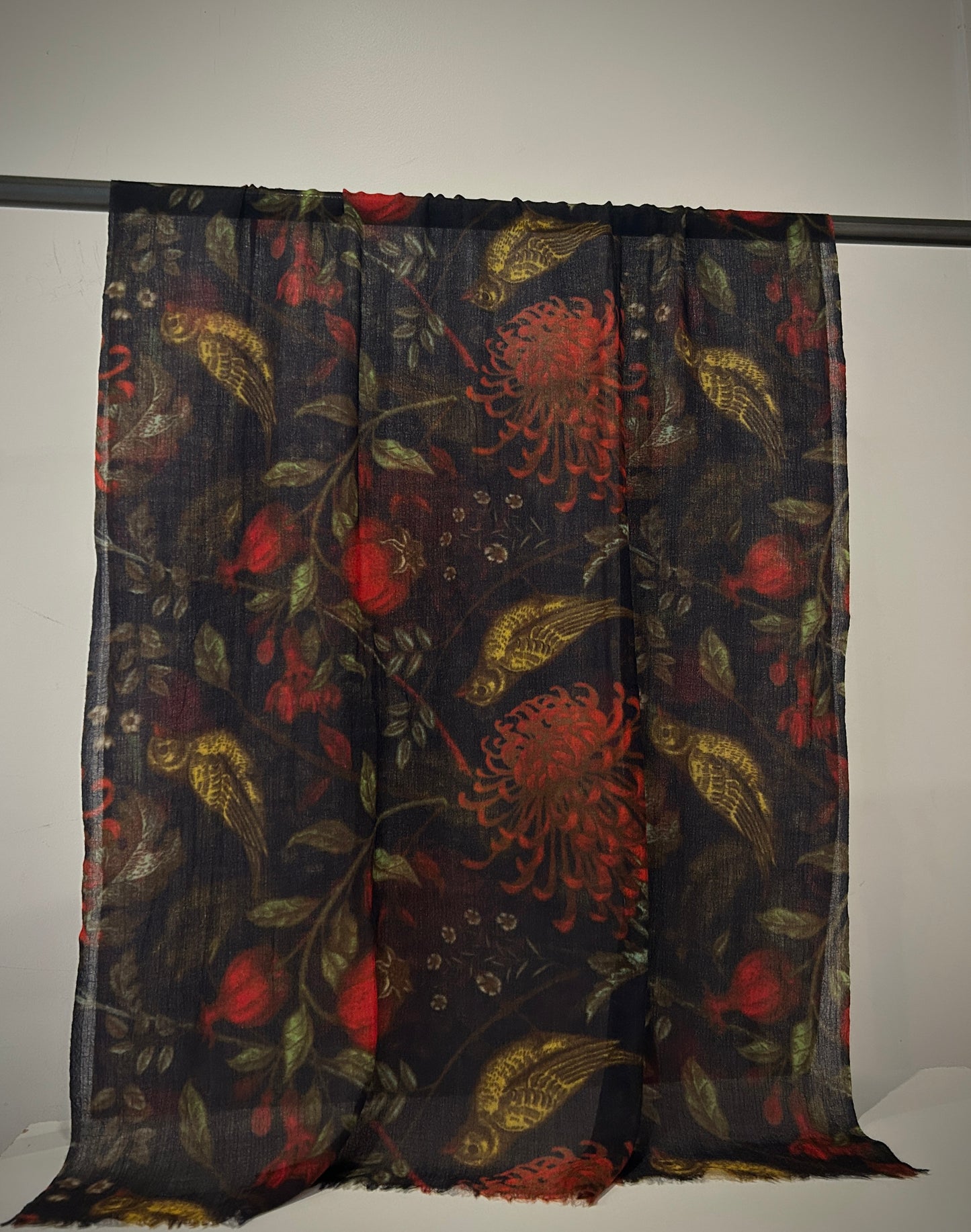 Lightweight Wool Silk Scarf