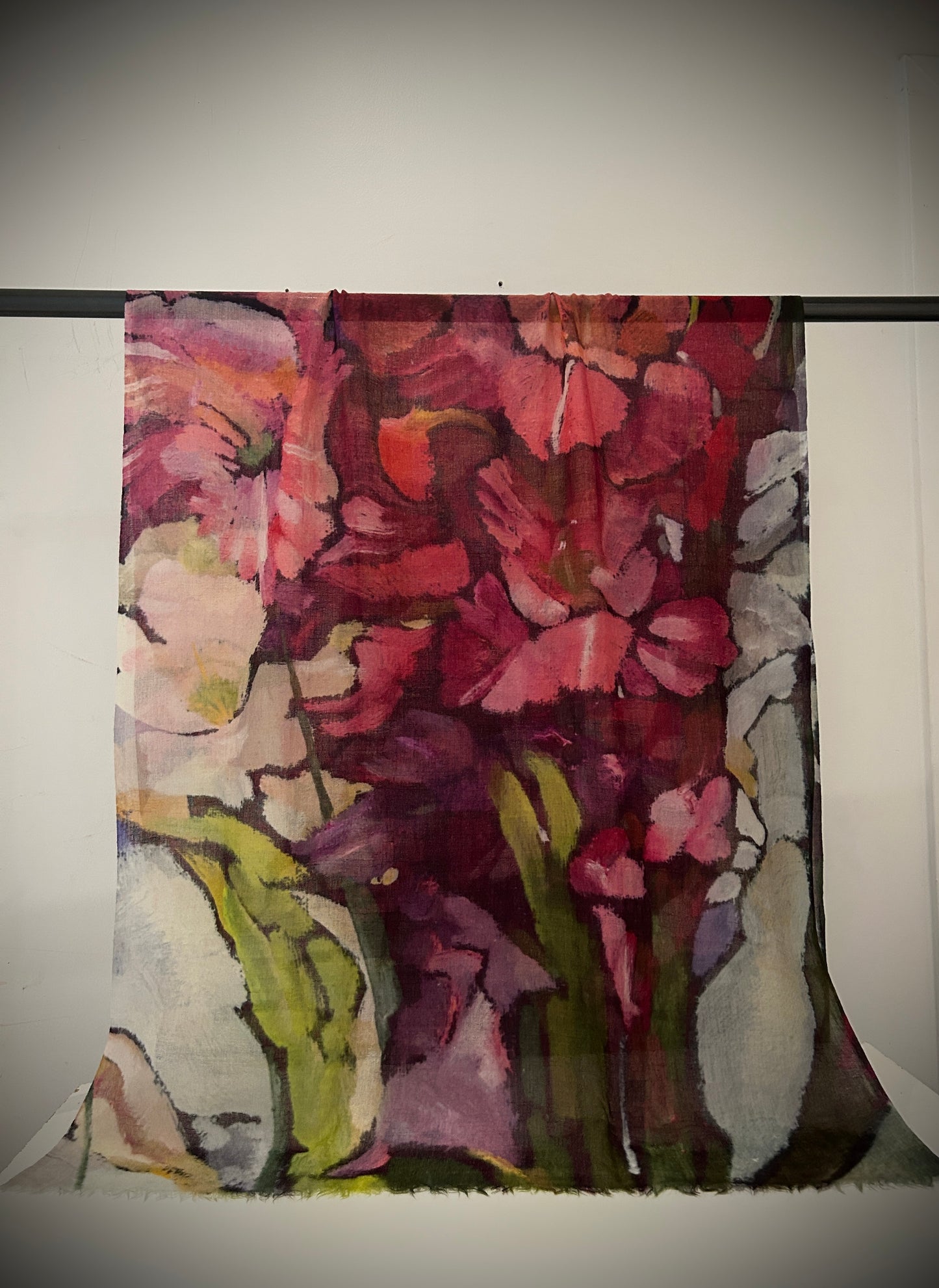 Lightweight Wool Silk Scarf