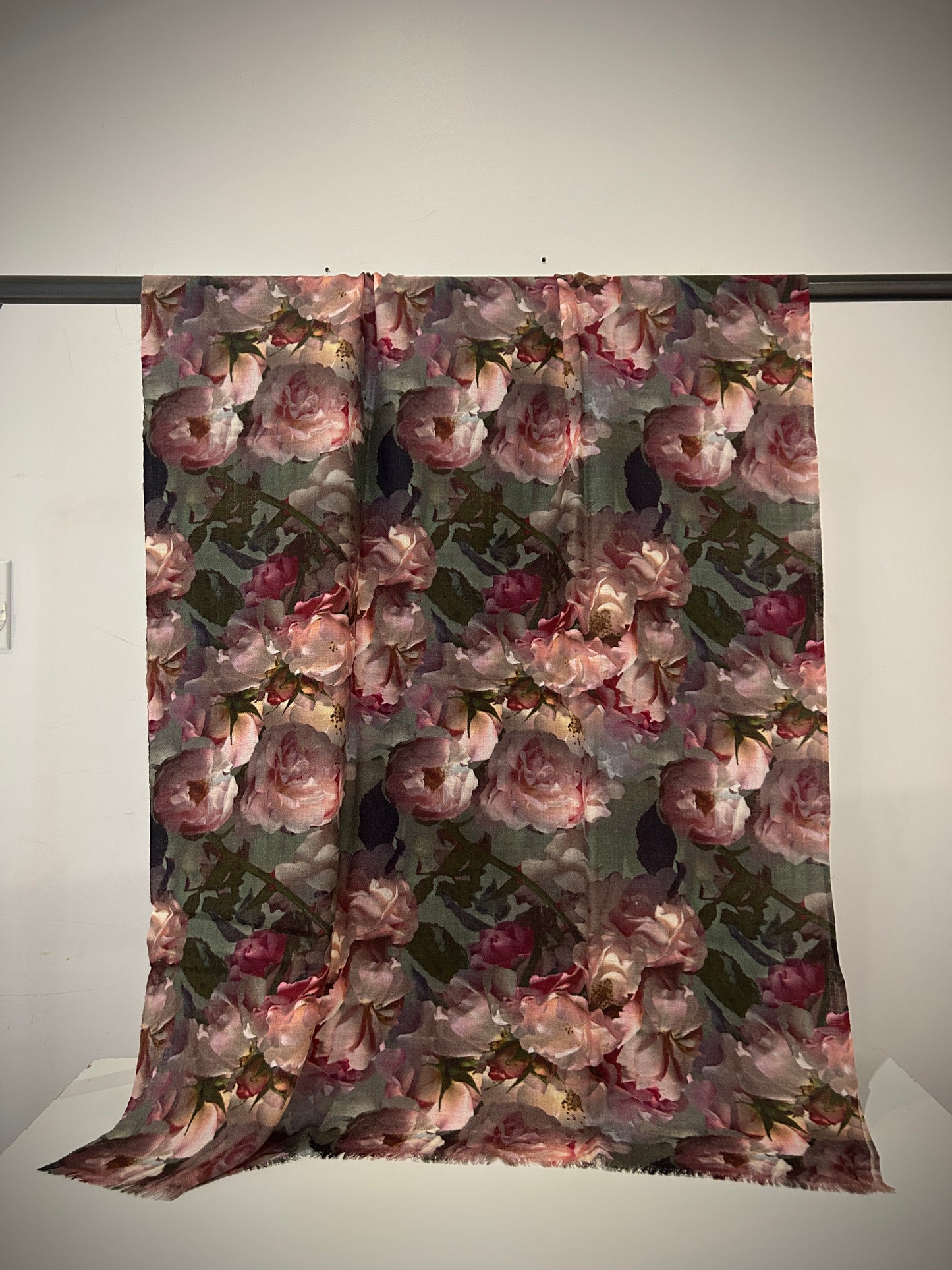 Floral pattern scarf