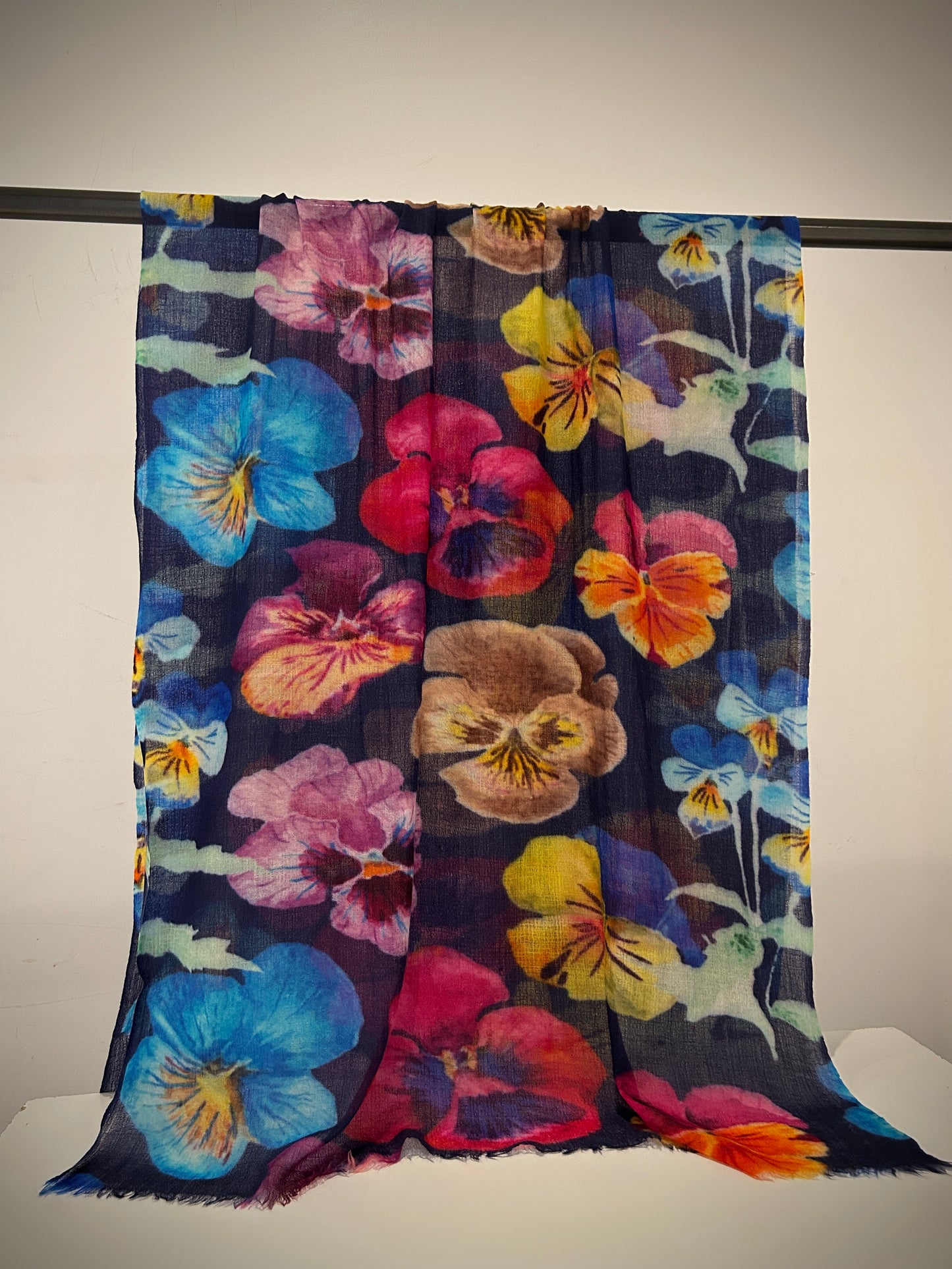 Lightweight Wool Silk Scarf