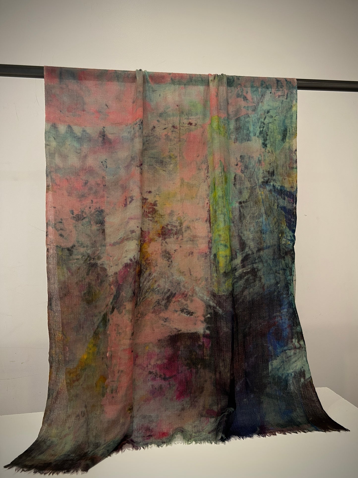 Lightweight Wool Silk Scarf