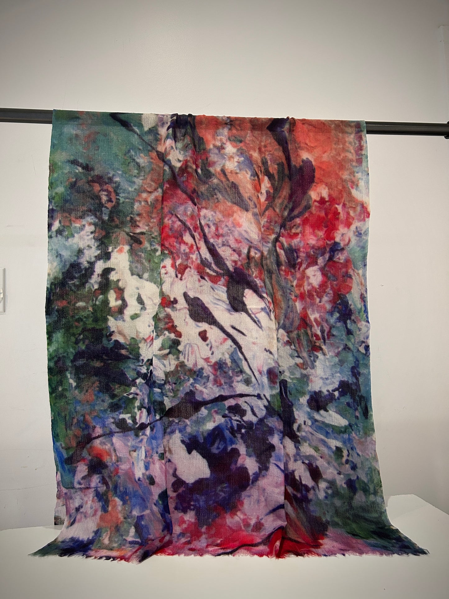 Lightweight Wool Silk Scarf