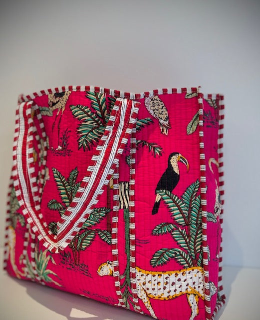 Block Print Tote - 75% Off