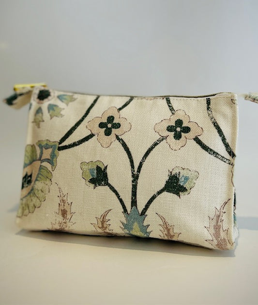 Hand Blocked Cotton Pouch