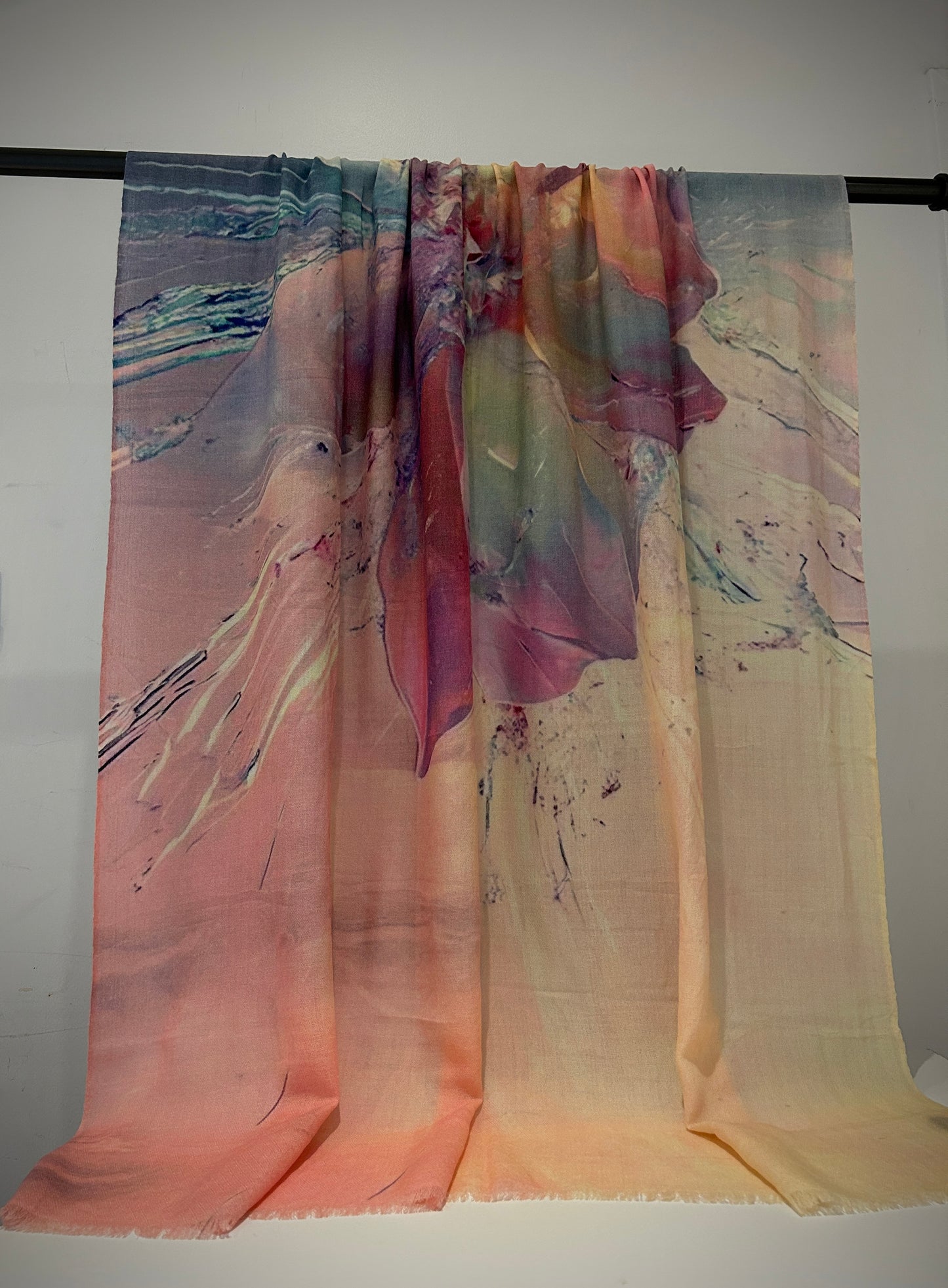 Colourful abstract cashmere