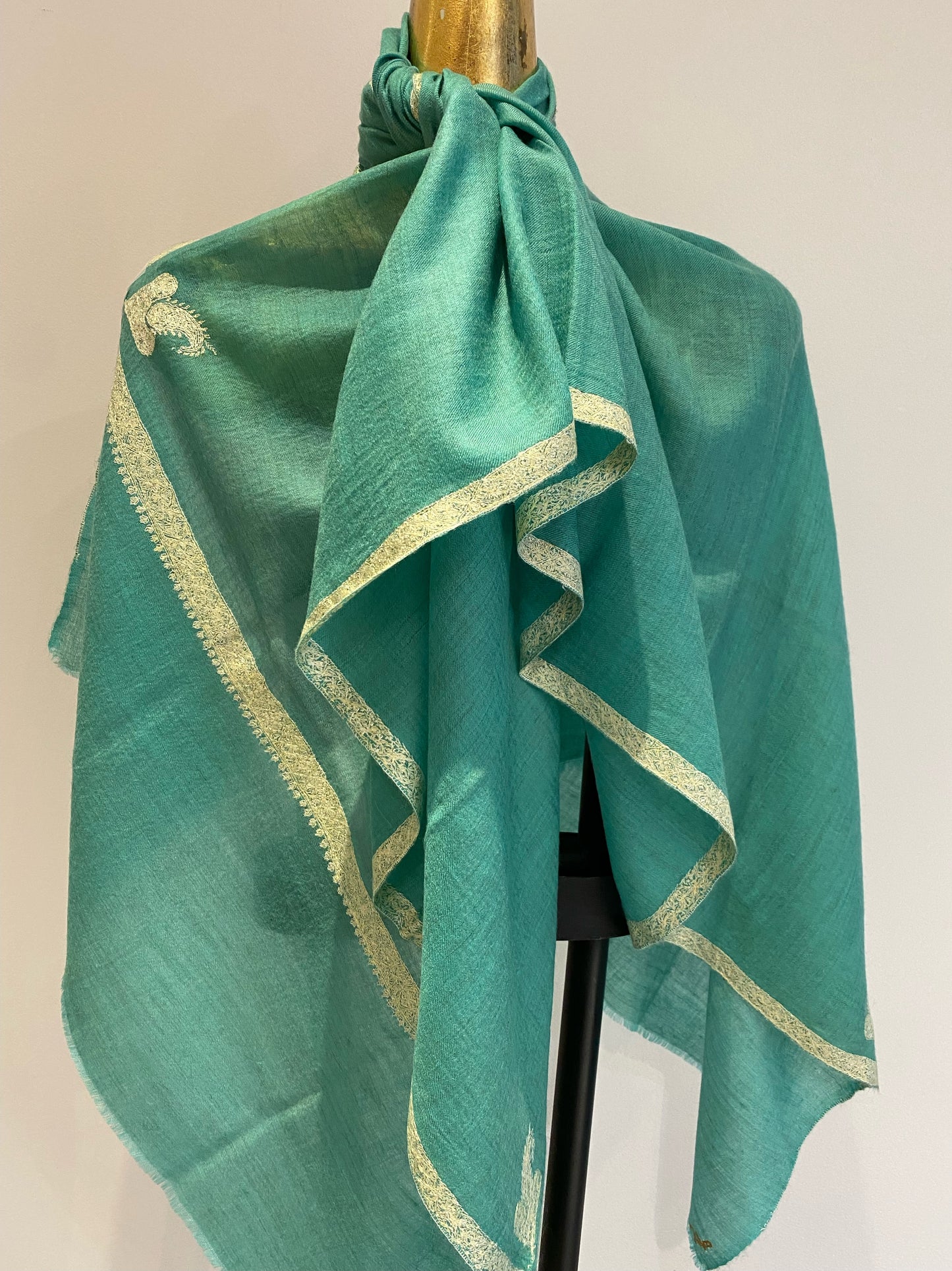 Hand Embroidered Kashmiri Shawl.