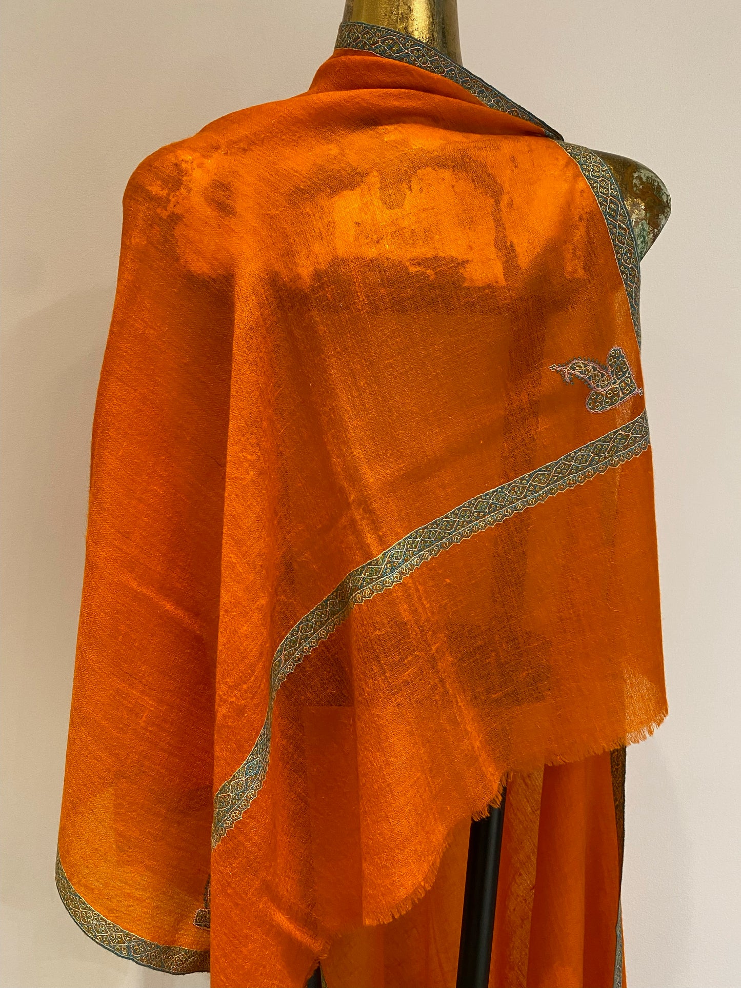 Hand Embroidered Kashmiri Shawl.