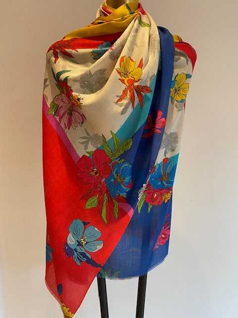 Silk Printed Scarves.