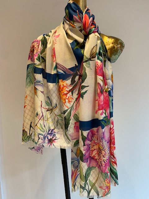 Silk Printed Scarves.
