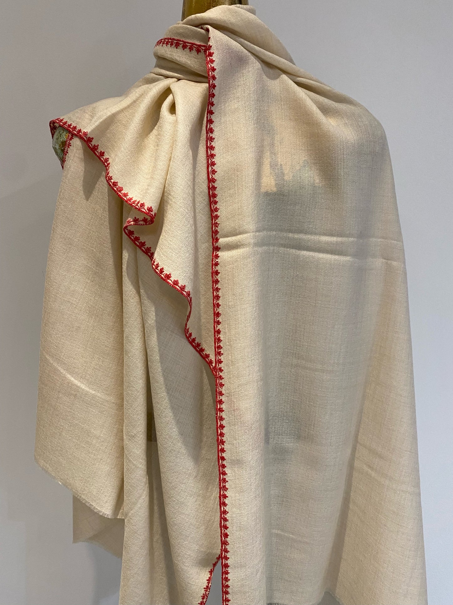 Hand Embroidered Kashmiri Shawl.