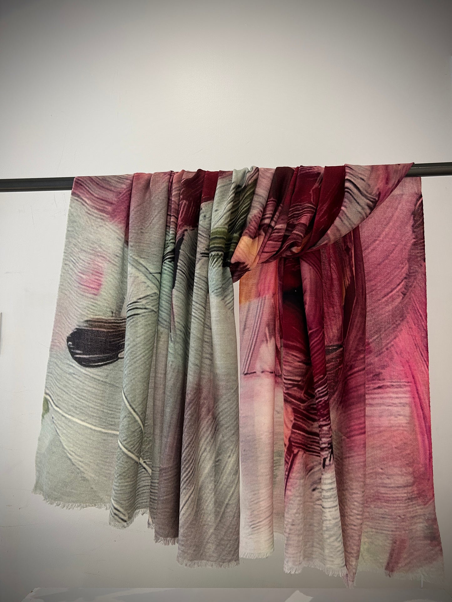 Handwoven cashmere shawl