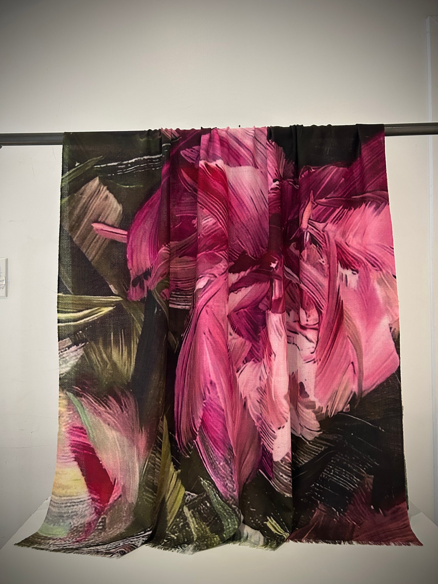 Abstract cashmere shawl