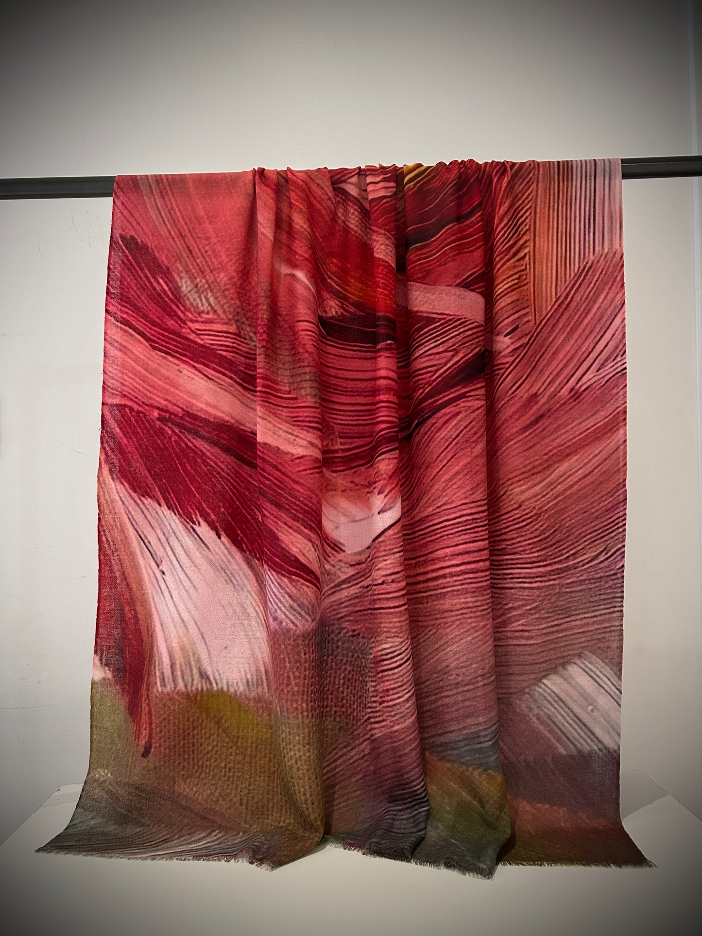 Cashmere shawl handwoven