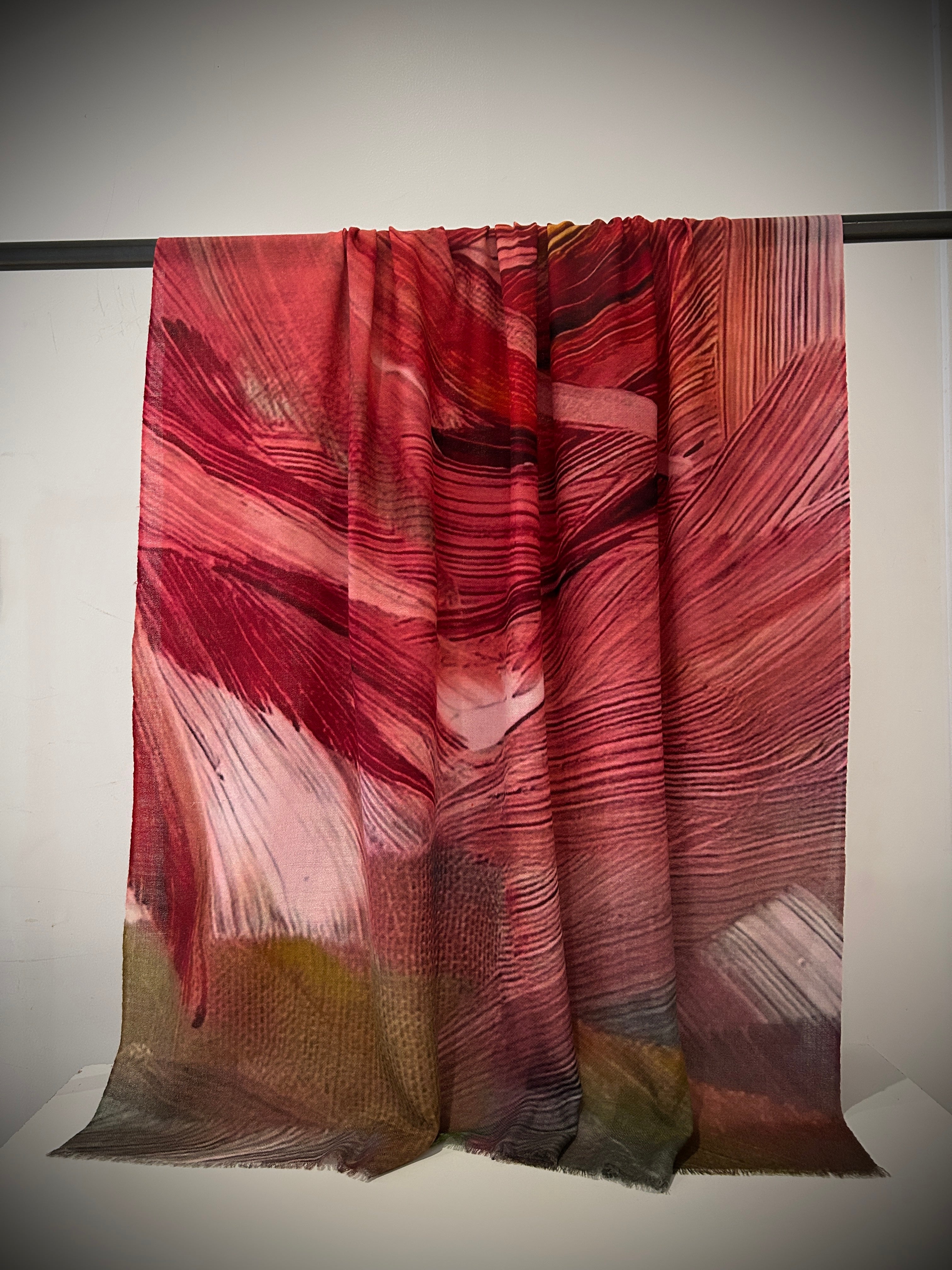 Cashmere shawl handwoven