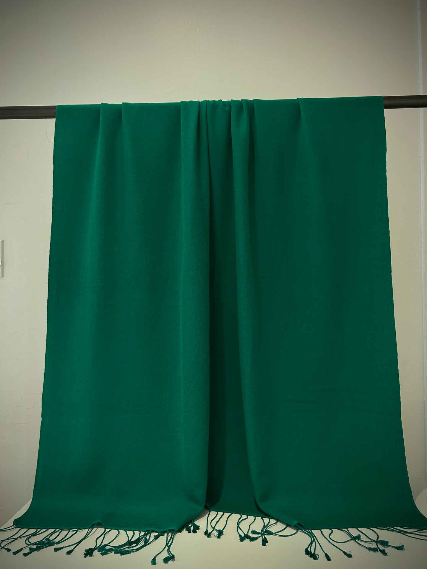 Green pashmina shawl