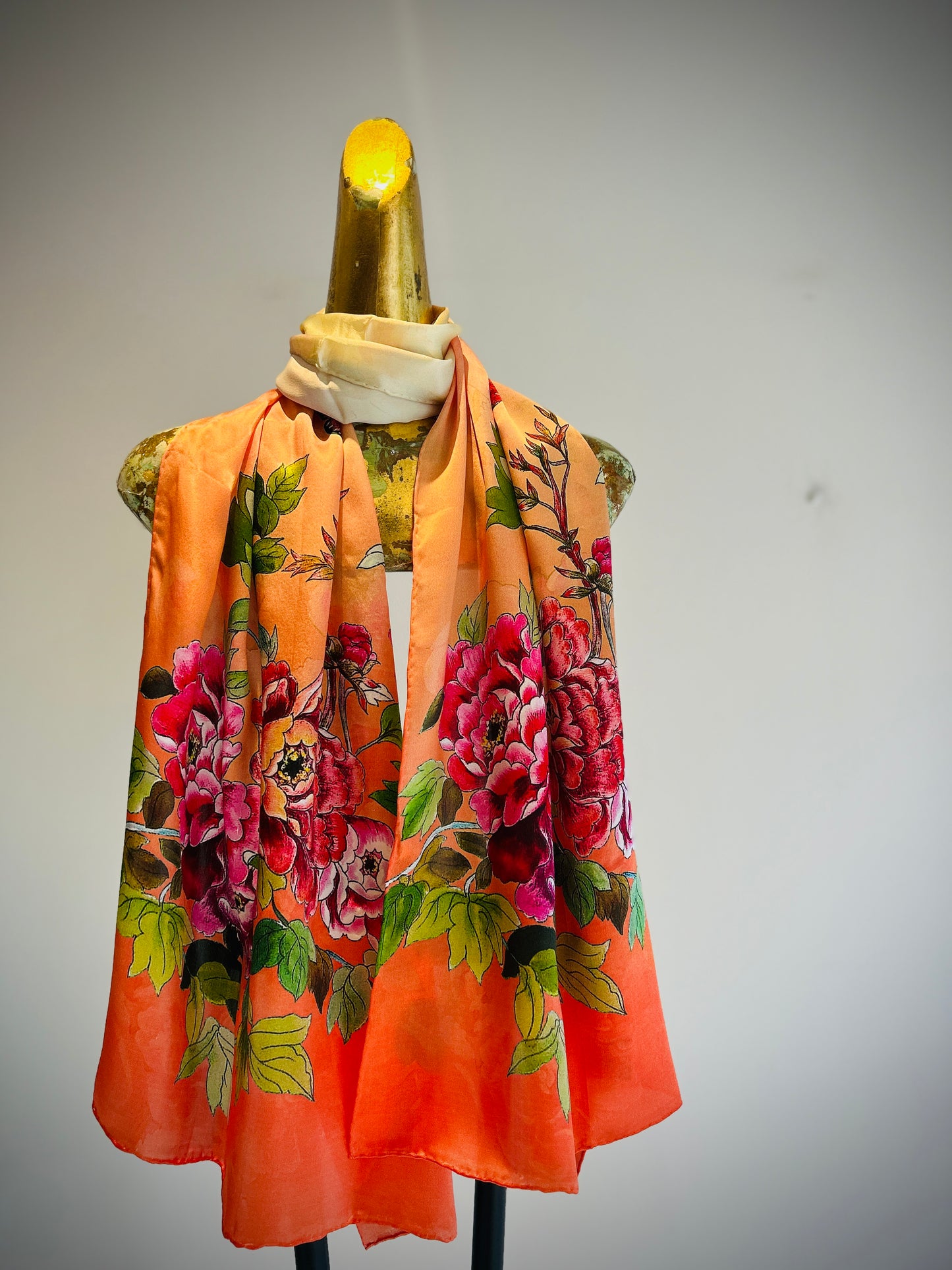 Floral Silk Scarf