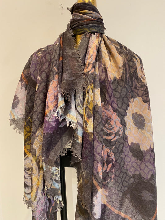 Winter Printed Scarf - 60% Off