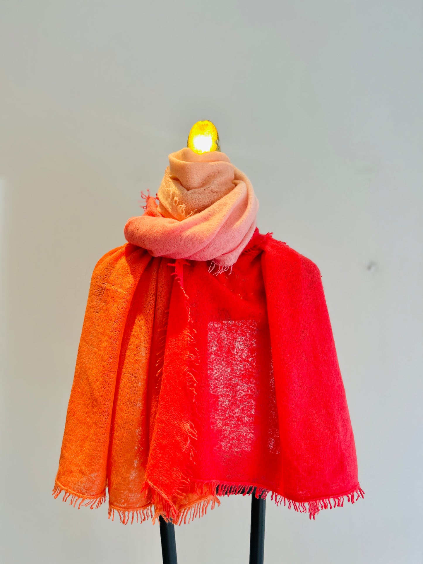 Summer Cashmere Two Tone Shawl.