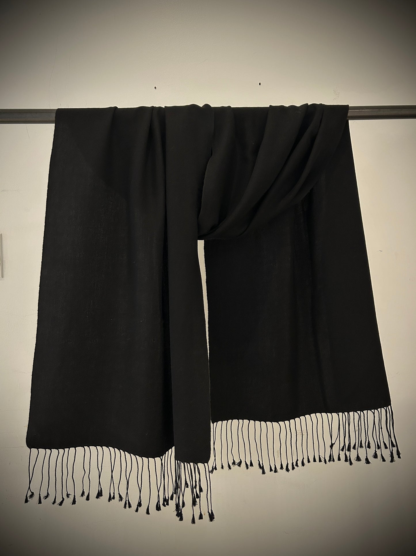 Black pashmina scarf