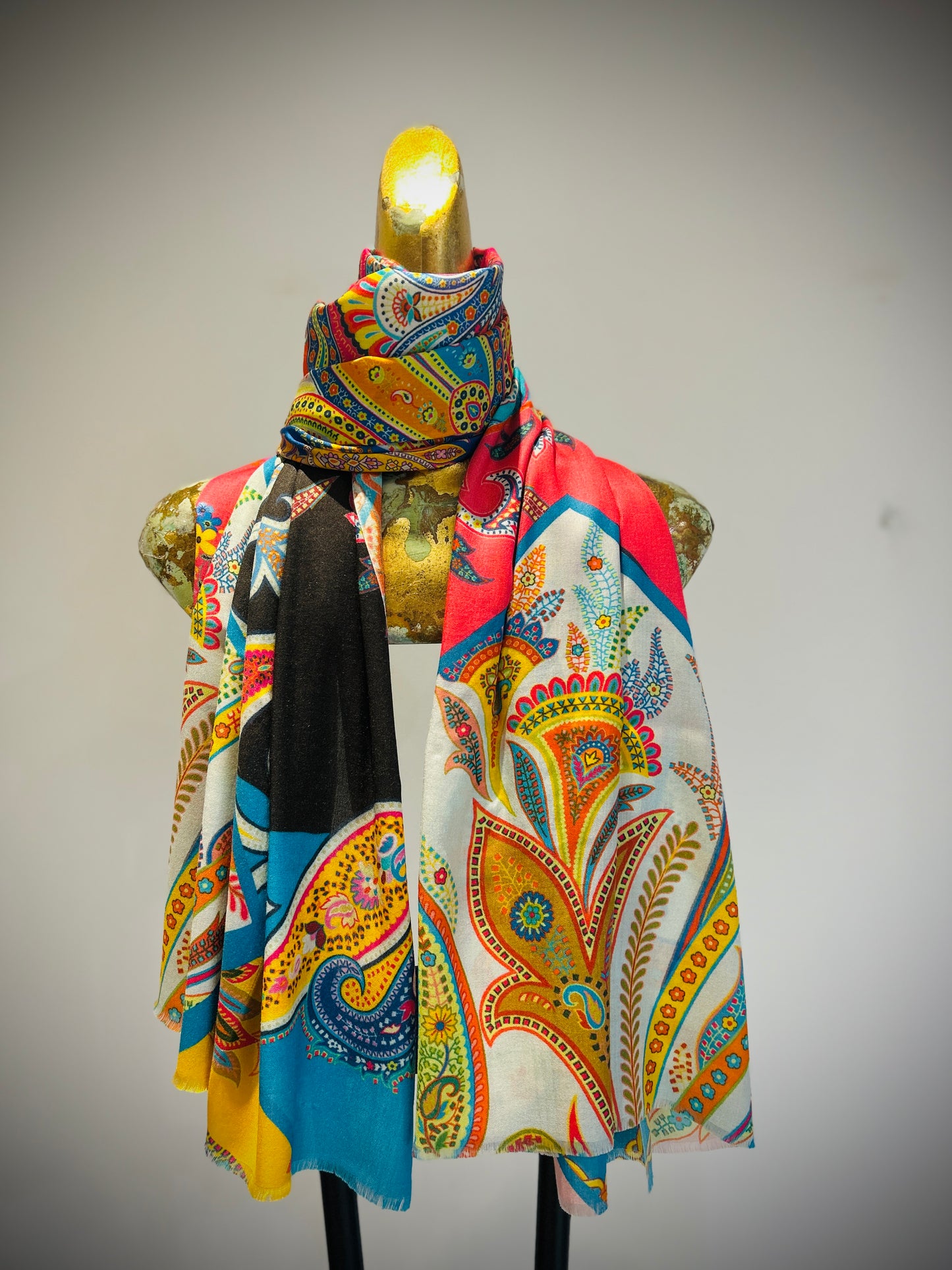 Silk Printed Scarves.
