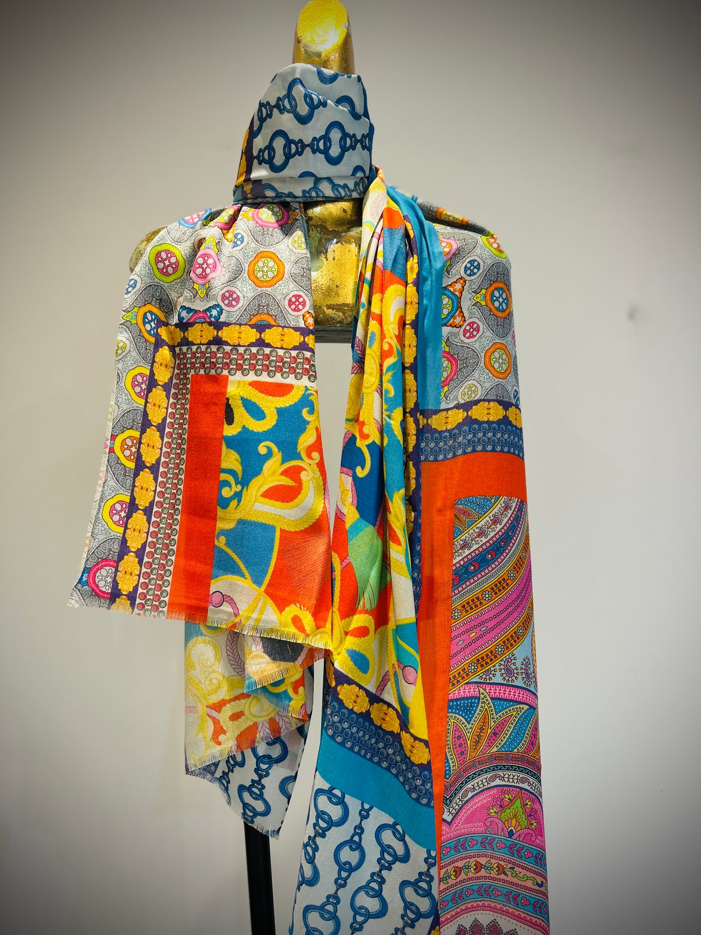 Silk Printed Scarves.