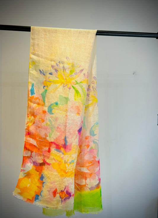 Linen Printed Scarf