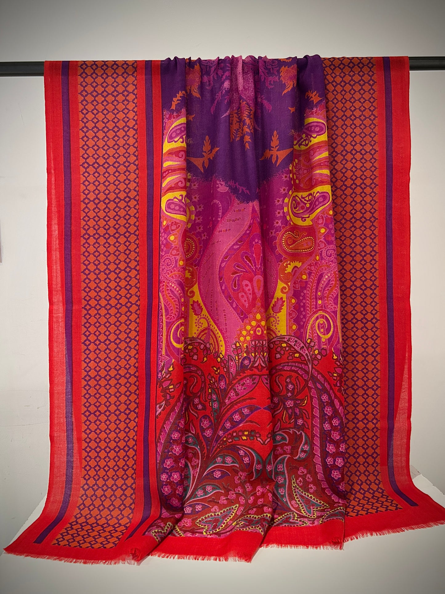 summer woven wool scarf