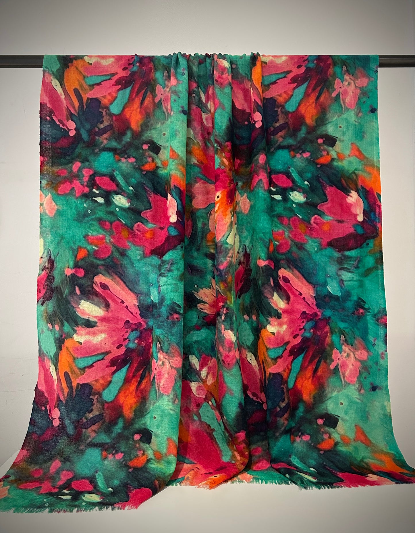 Merino Wool & Silk Scarf