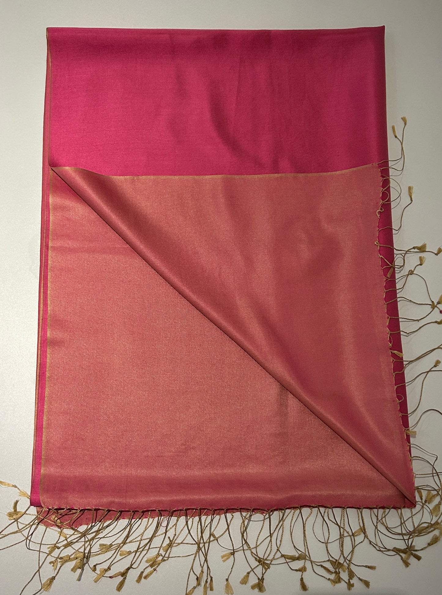 Two-Tone Silk Scarf