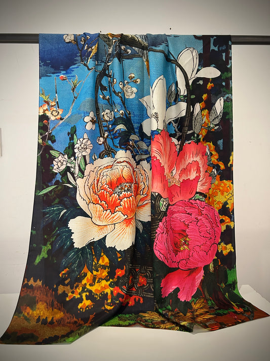 Flora lsilk scarf