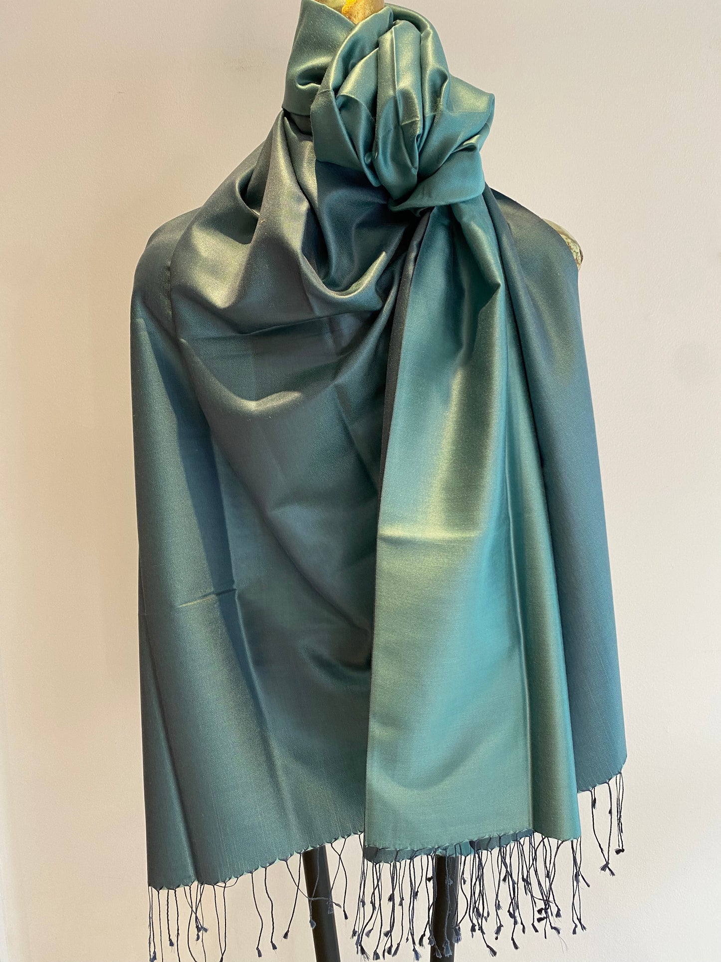 Silk Two Tone Scarf.